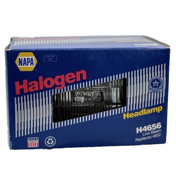 Napa Halogen Headlamp H4656 Low Beam NEW Replaces 4652 - Picture 1 of 2